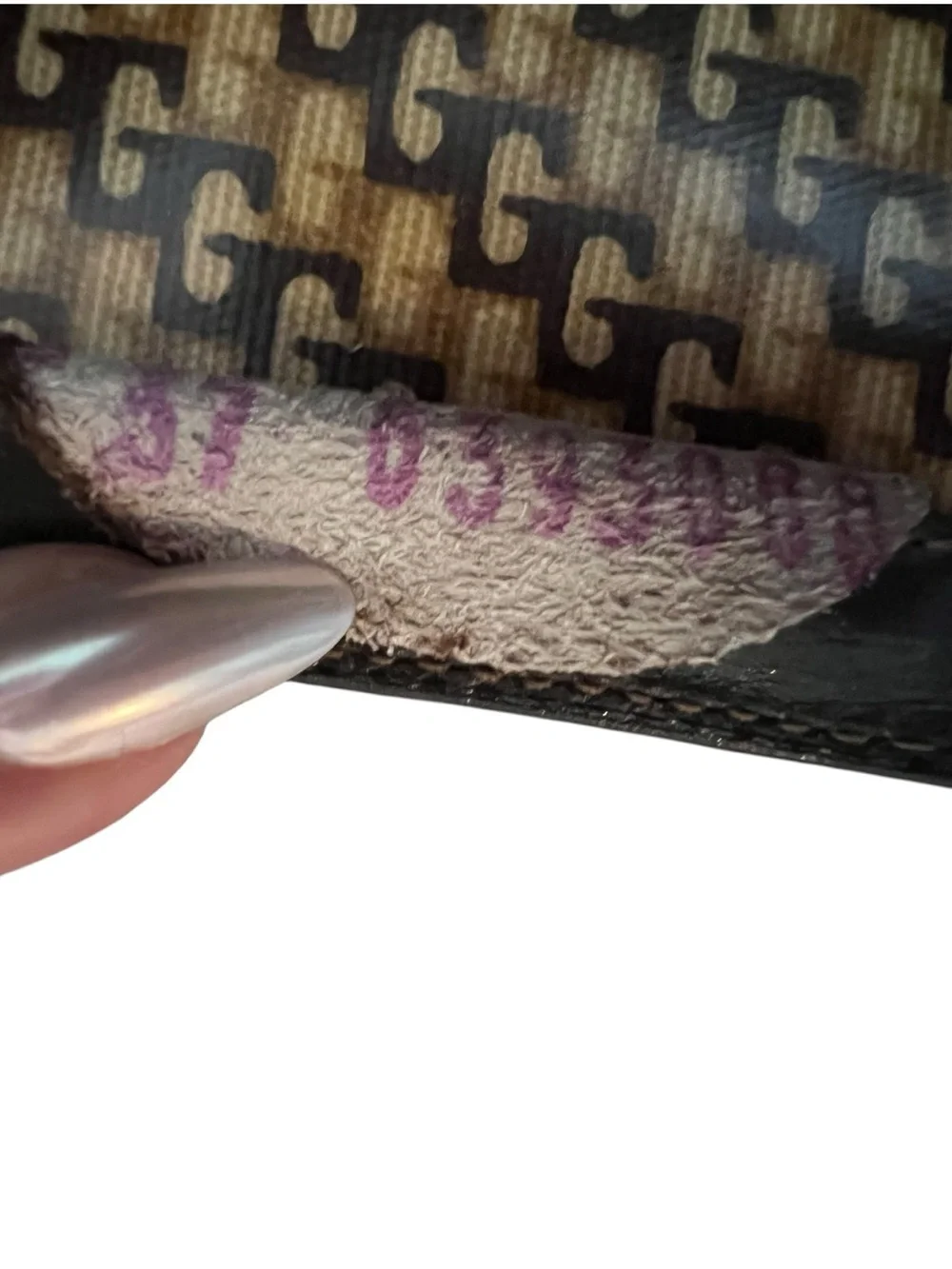 Vintage GUCCI Brown Suede Sherry Line Web Stripe Envelope Clutch Bag 37 039 3088